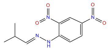 2-Methylpropanal (2,4-dinitrophenyl)-hydrazone